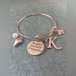 Be your Own kind of Beautiful Bracelet Bangle Cuff Bracelet Rosegold New